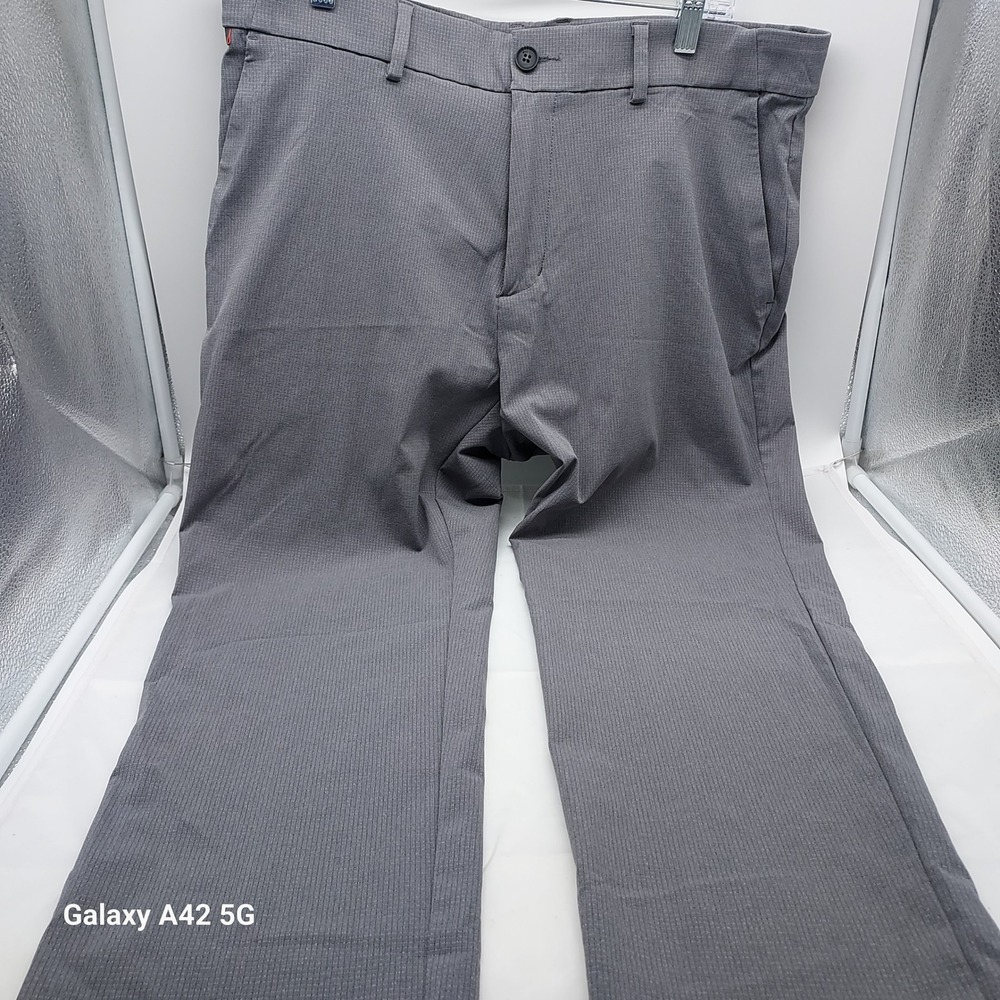 KJUS Men Trade Wind Pants Grey Tailored Fit Stretch Golf Trousers W35 L32 MG20 - Picture 4 of 7